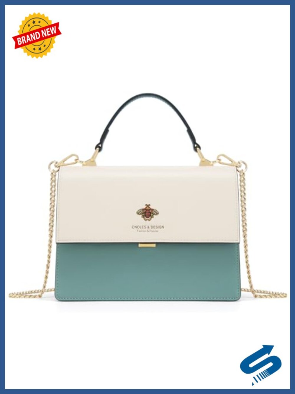 Genuine Leather Satchel Crossbody Bag Women Fashion Handbag Purse Adjustable